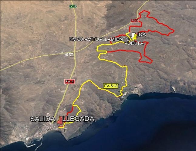 Recorrido del evento