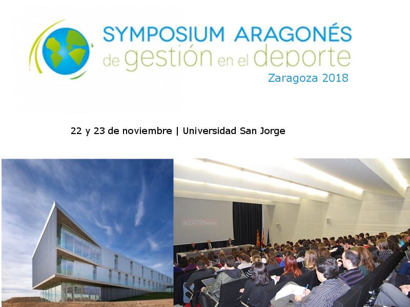 V SYMPOSIUM ARAGONÃS DE GESTIÃN EN EL DEPORTE - InscrÃbete